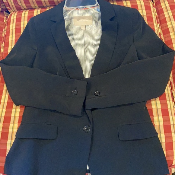 NWOT Banana Republic woven soft black blazer - Picture 7 of 10